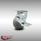 Service Caster 4 Inch SS Thermoplastic Rubber Swivel Caster with Roller Bearing and Brake SCC SCC-SS30S420-TPRRD-TLB - alternate 5